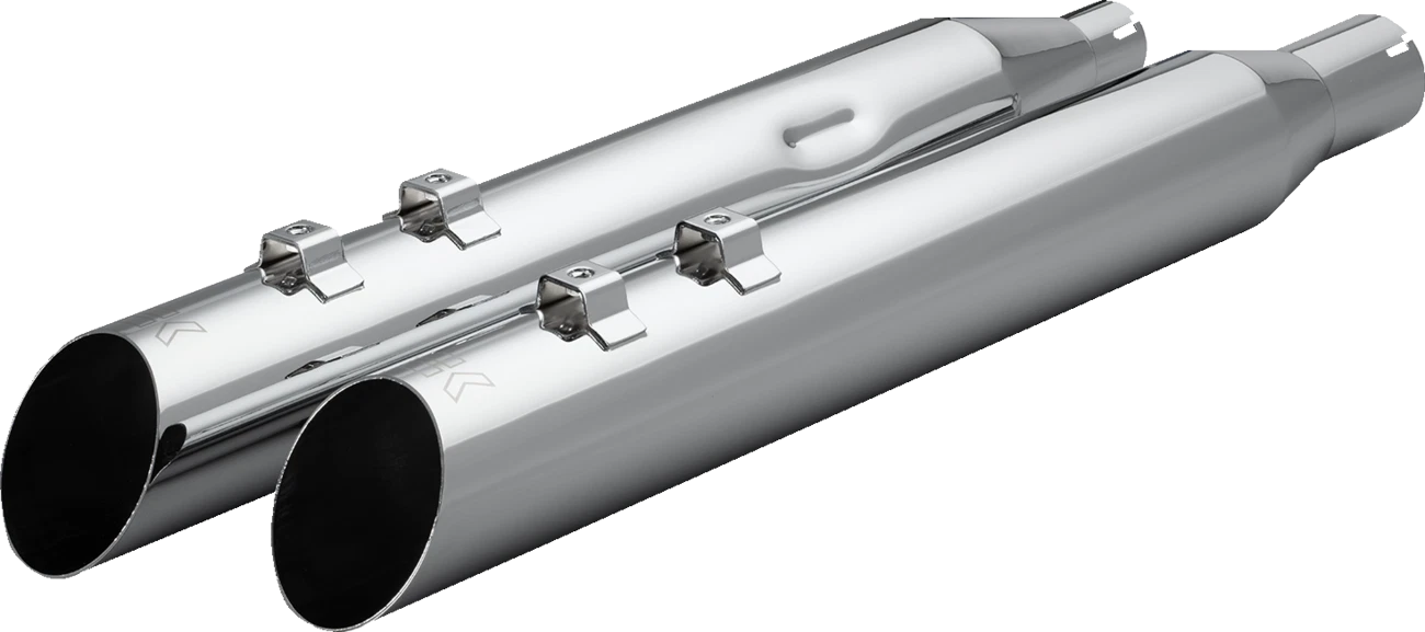 KHROME WERKS HP-Plus Slip-On Mufflers for Harley M8 (2017–2023) - Chrome