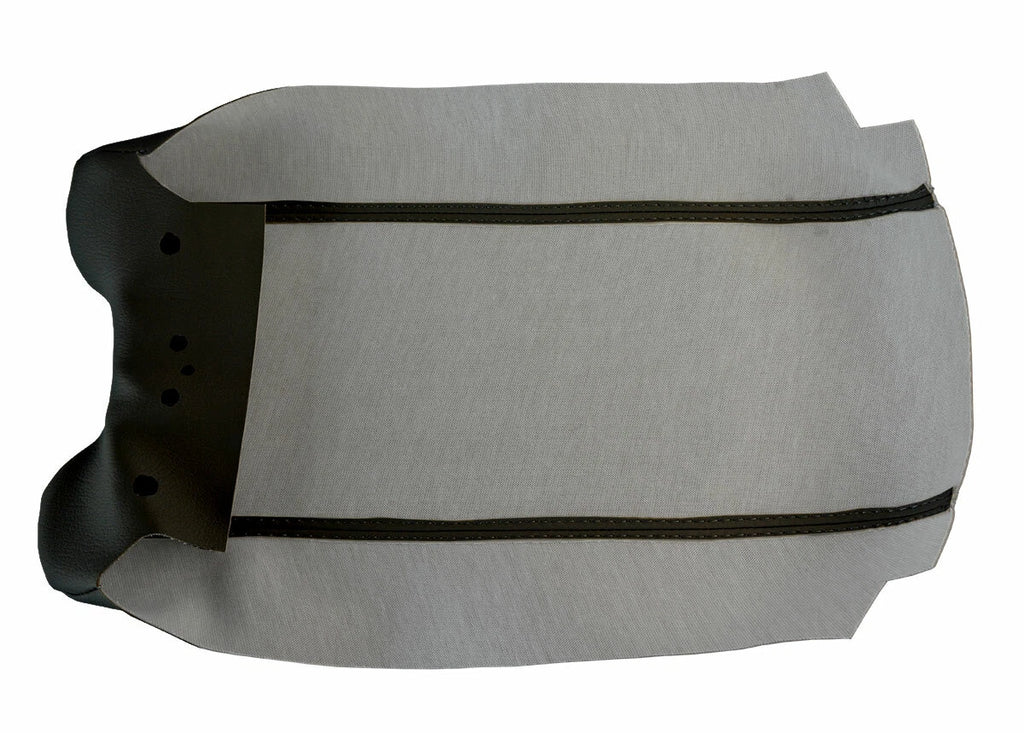 Leather Console Lid Armrest Cover for Lincoln MKZ (2013–2016) Gray Stitch