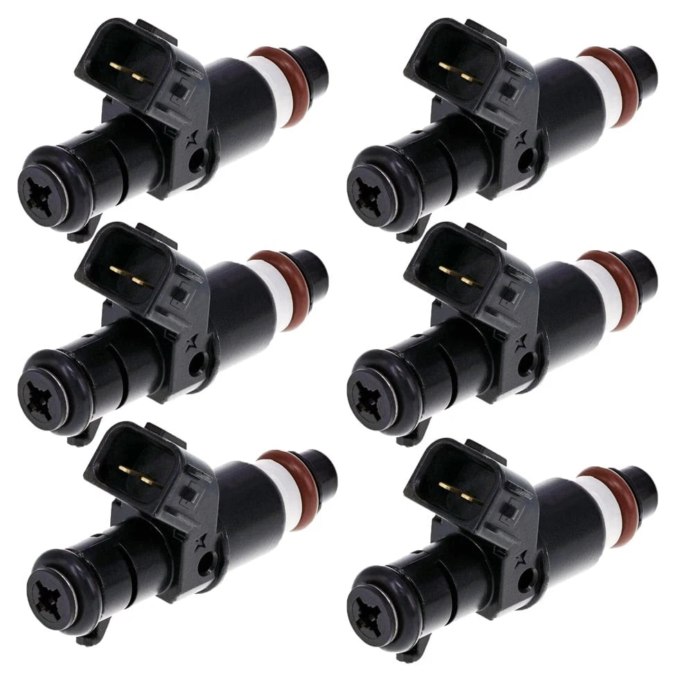 Set of 6 Fuel Injectors for Honda Odyssey Ridgeline Pilot Acura MDX (2005–2015) 842-12289