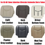 Driver Seat Cover / Cushion Foam for Chevy Silverado Sierra (2003–2006)