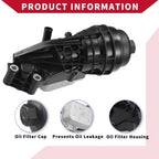 Oil Filter Housing with Seals for Mercedes-Benz CLA250 GLB250 (2014-2023)