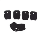 5 Pcs Rubber Cup Holder Inserts for Toyota Tacoma (2001-2004)