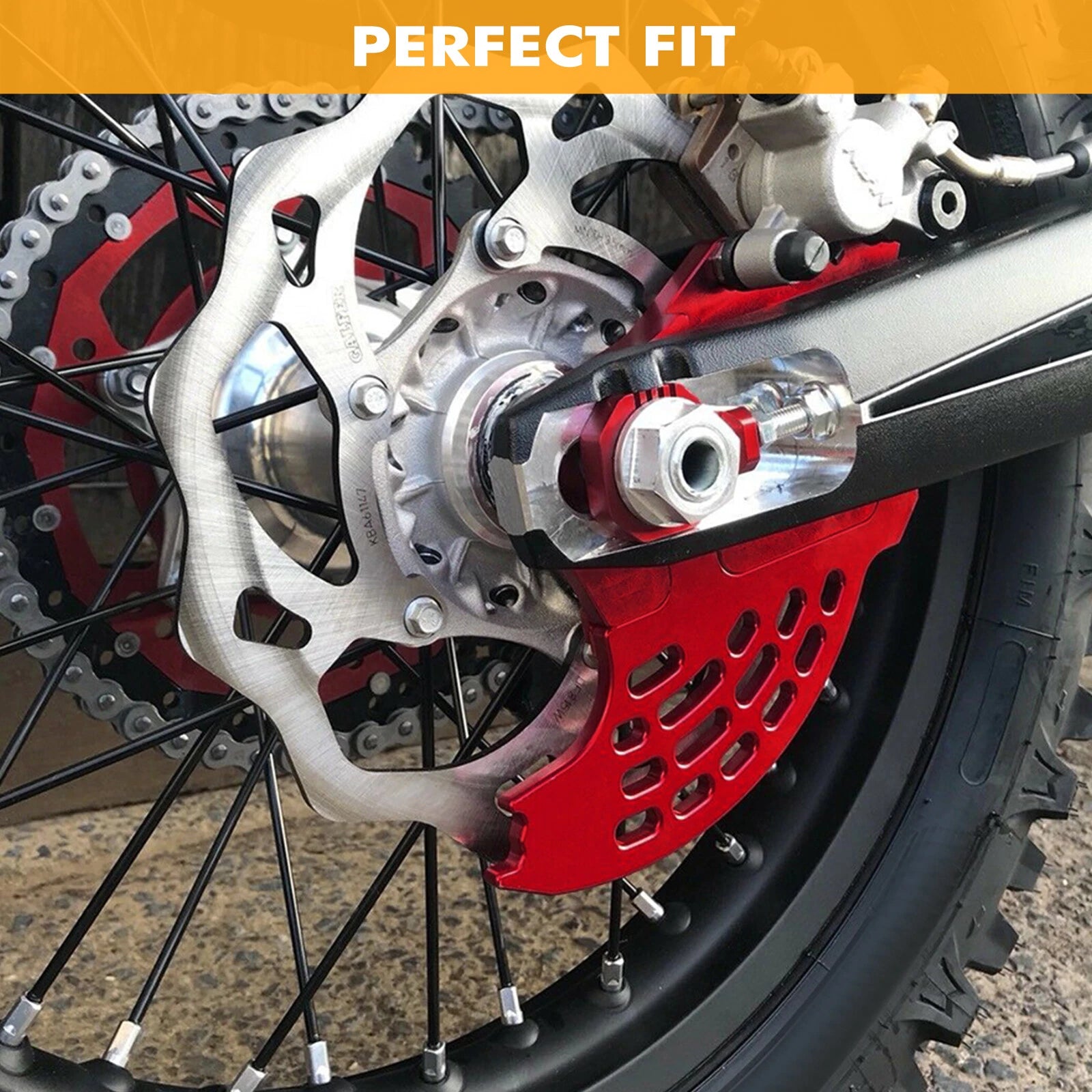 CNC Rear Disc Guard Protector for Beta RR RR-S Xtrainer 300 (2015–2024)