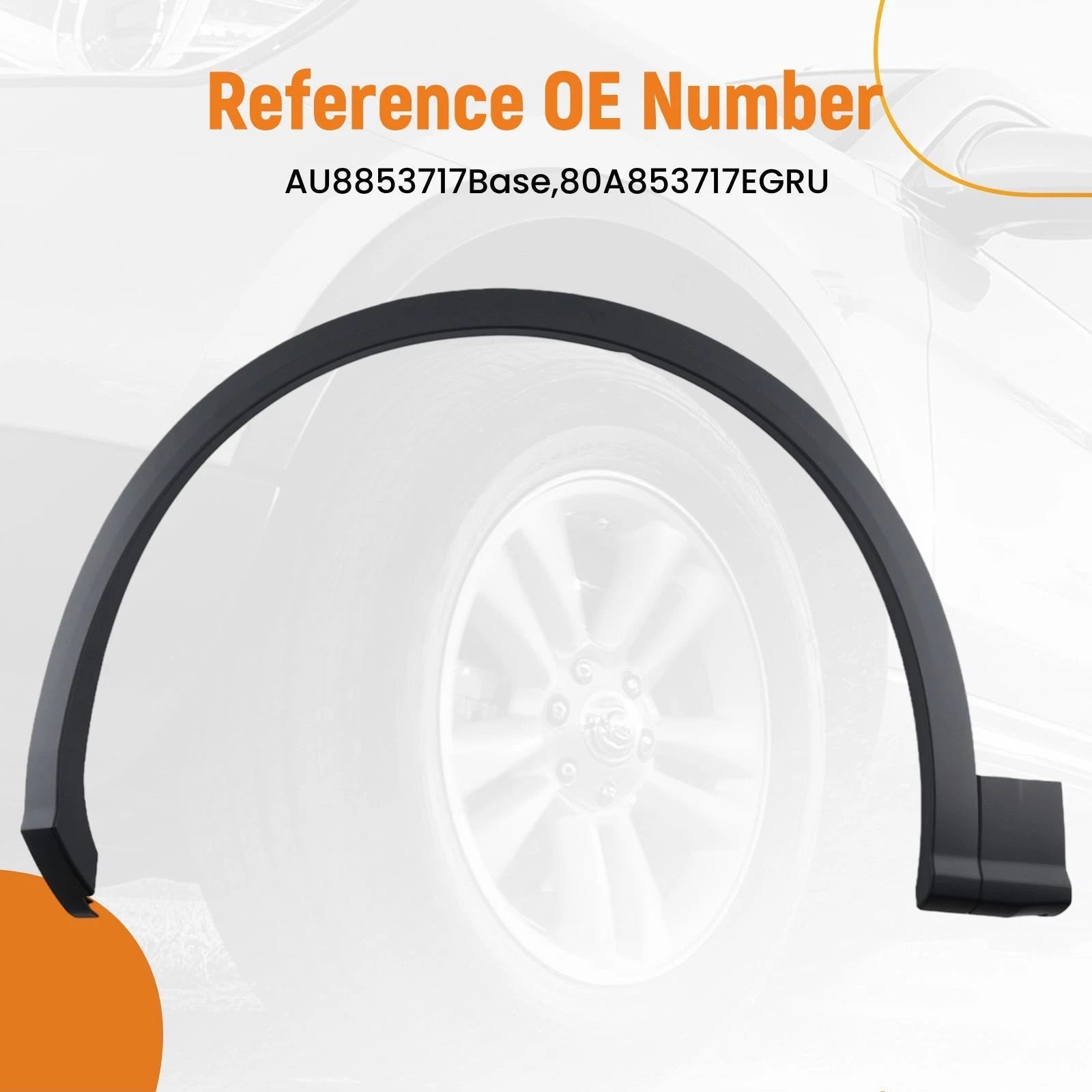 Fender Flare for Audi Q5 (2018–2020) Left Front 80A853717EGRU ABS