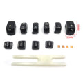 Hand Control Switch Housing Button Cap Cover for Harley Softail Dyna FLHTC