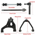 Set of 2 Front Upper Control Arms for Chevy Silverado 1500 (1999–2006) K620264