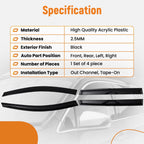 Window Visors for Ford Edge (2015-2024)