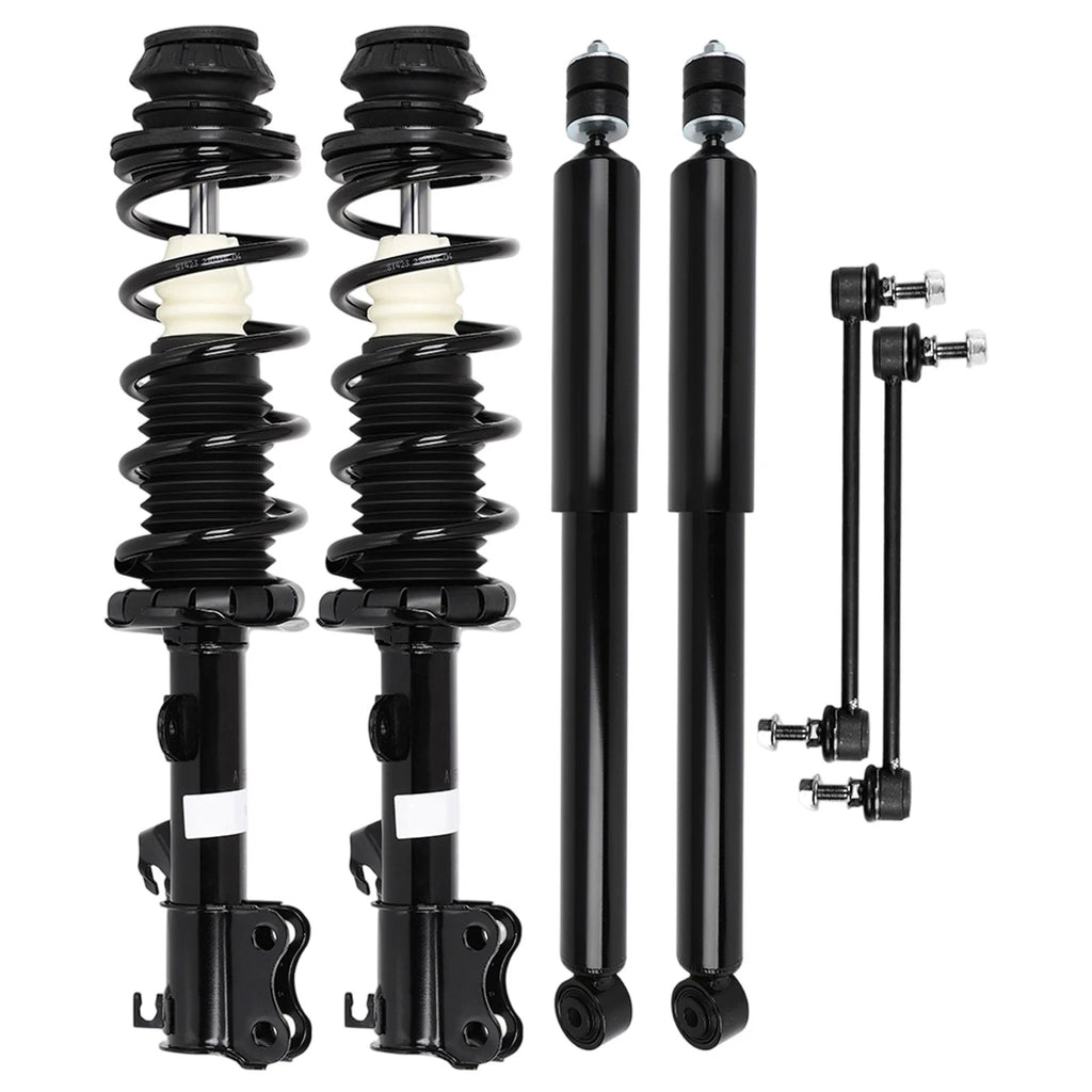 Suspension Kit (Front Spring Struts & Rear Shock Absorbers) for Nissan Versa Note (2014–2019)