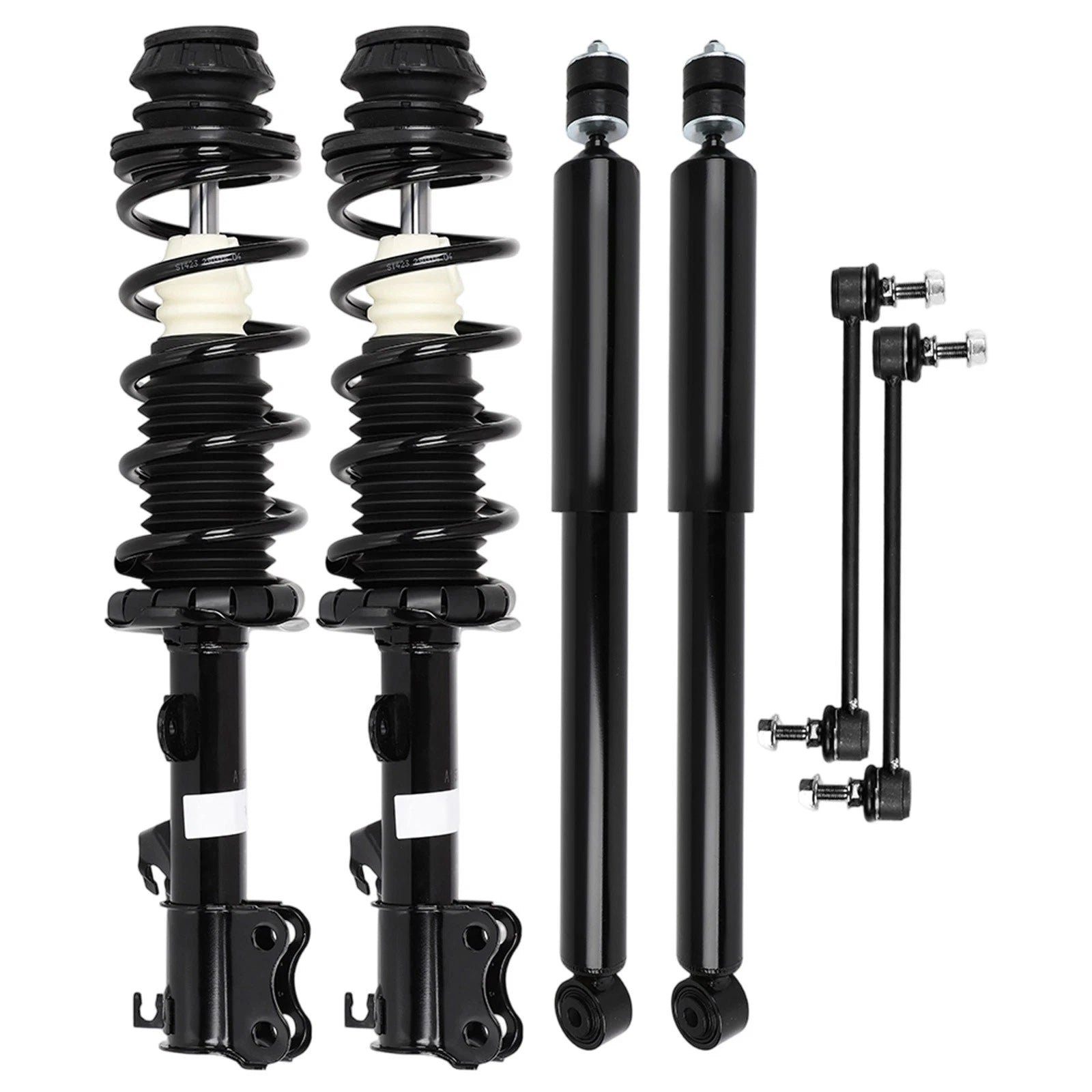 Suspension Kit (Front Spring Struts & Rear Shock Absorbers) for Nissan Versa Note (2014–2019)