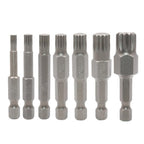 12 Point Magnetic Screwdriver Bit Set for (M)