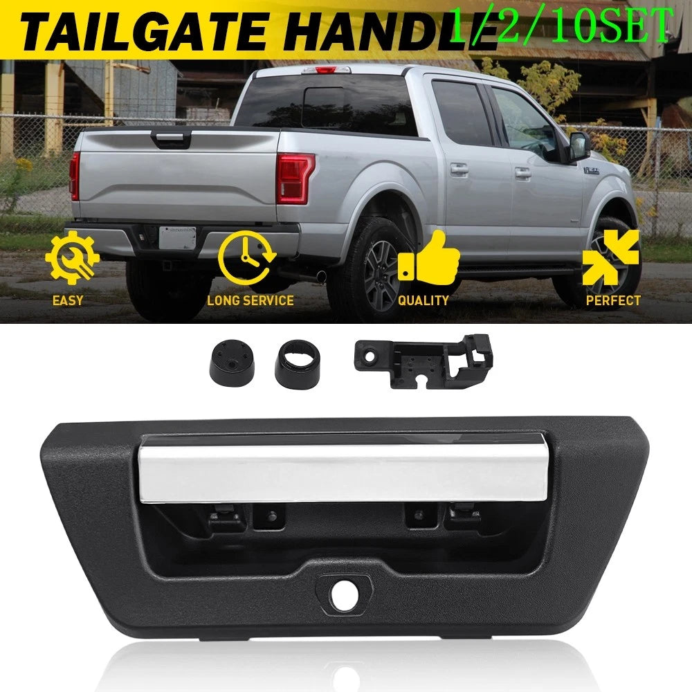 Chrome Tailgate Handle for Ford F150 (2015â2017)