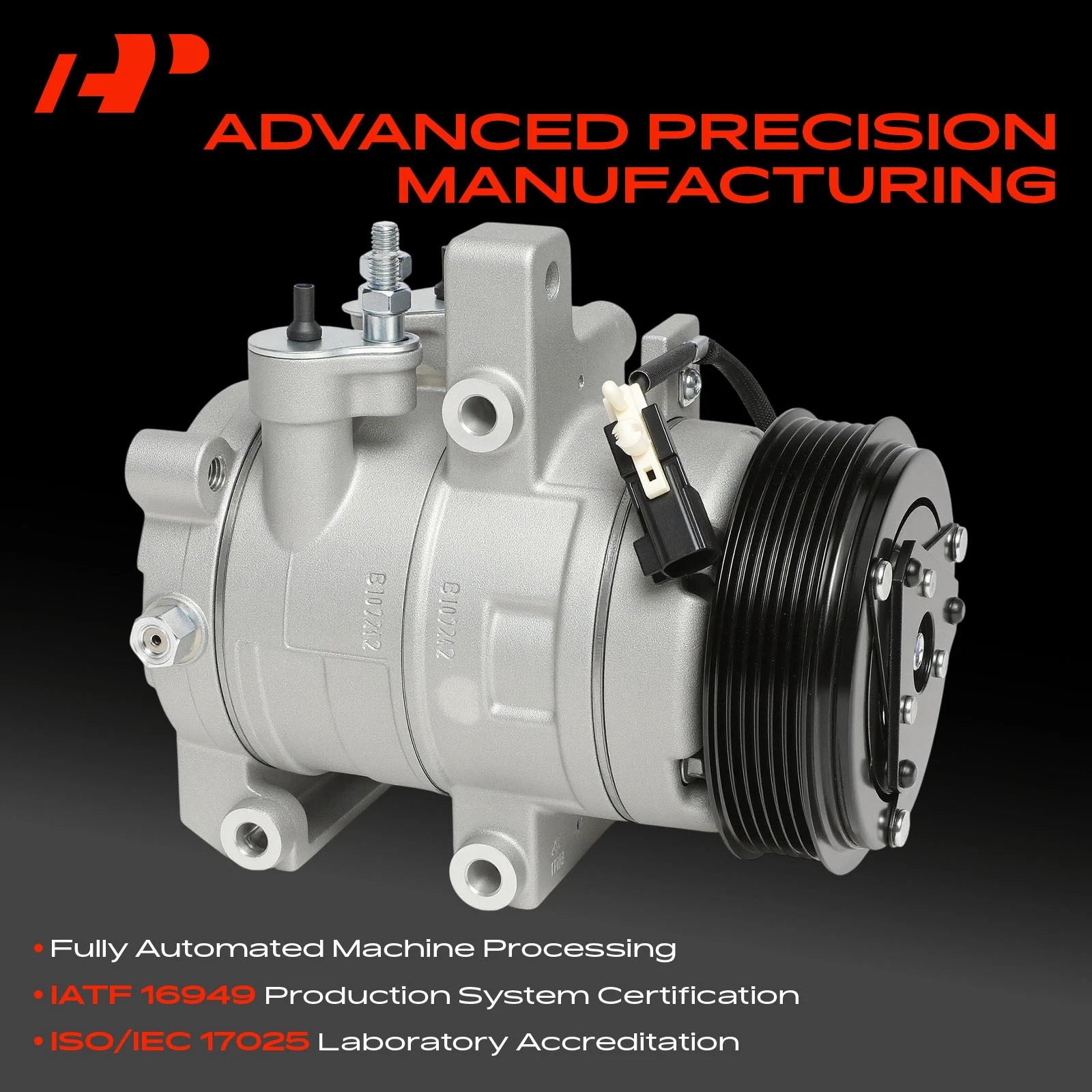 A/C Compressor with Clutch for Ford Mustang (2011-2022)