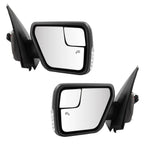 Set of 2 Power Heated Side View Mirrors for Ford F-150 (2021–2024) w/Turn Light