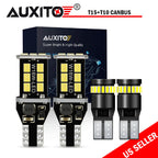 2X T15 T10 White LED License Plate & Backup Light Bulbs for Various Models
