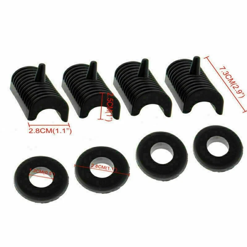 Rubber Grommets Support Cushion for Harley Touring Glide (AV)