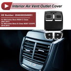 Rear Center Console Air Outlet Vent Grille No. 20483003549051 for Mercedes Benz 