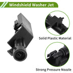 Set of 1 Windshield Washer Nozzle with Hose Connector for Honda (No. 76810TP6A01)