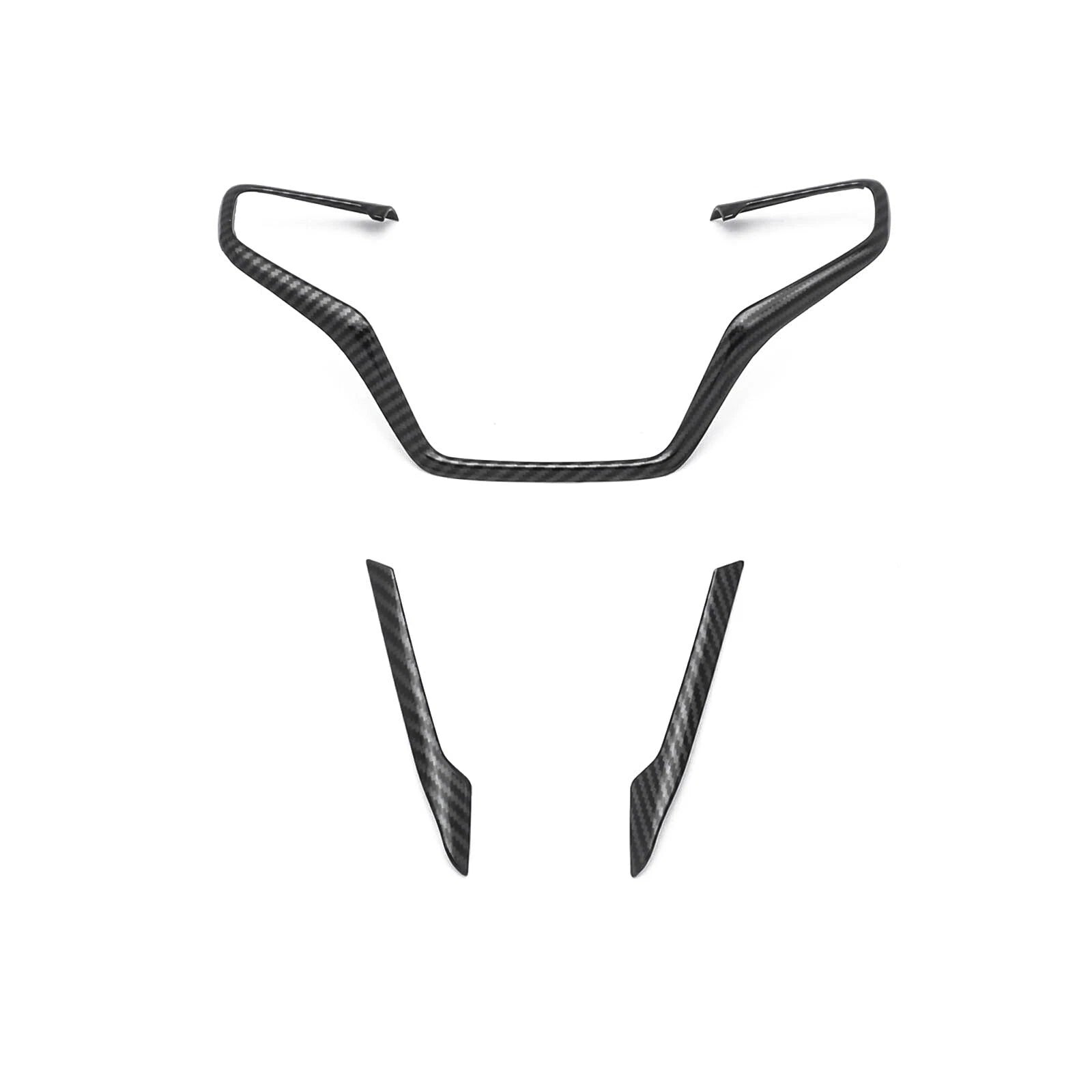 Carbon Fiber ABS Driver Side Frame Overlay Decor Kit for Honda Civic (2016-2021)