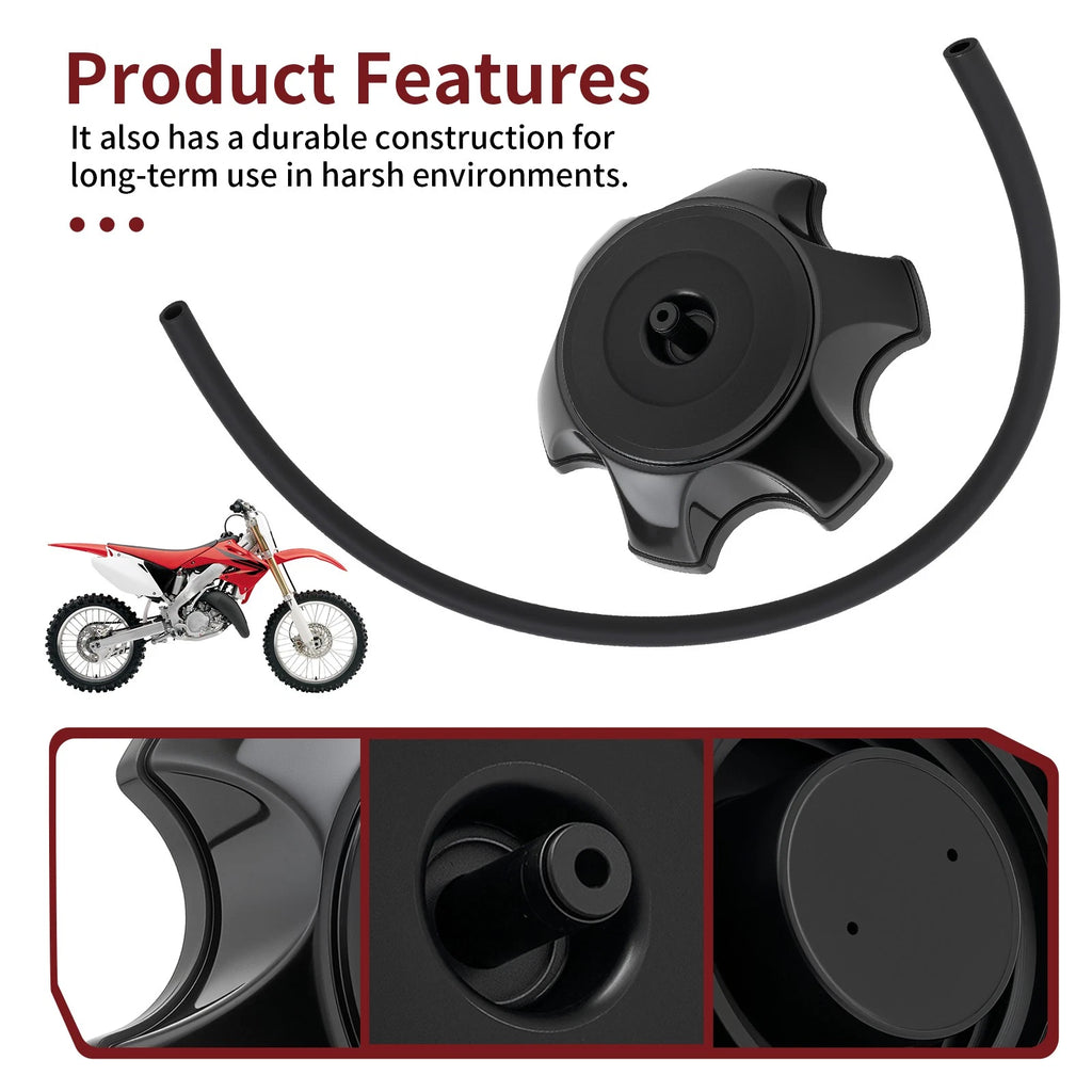 Gas Fuel Tank Cap & Tube for Honda CR80R (1985–1995) 17620-ML3-840