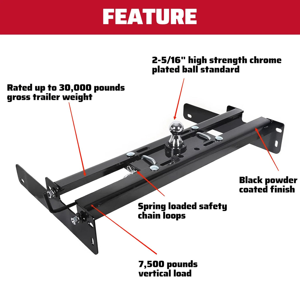 Gooseneck Trailer Hitch for Ford F150 (2004-2014)