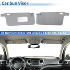 Sun Visors for Honda Civic 1996-2000 Gray (2 x Covers)