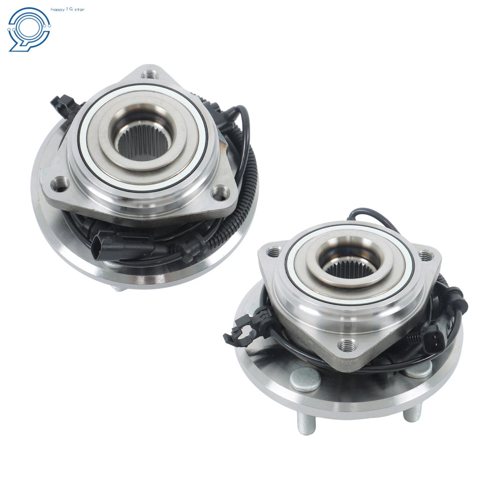 2 Front Wheel Bearing Hub Assembly for Jeep Wrangler (2007-2016)