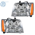 Set of 2 Halogen Headlights for Chevy Avalanche/Suburban/Tahoe (2007–2014)