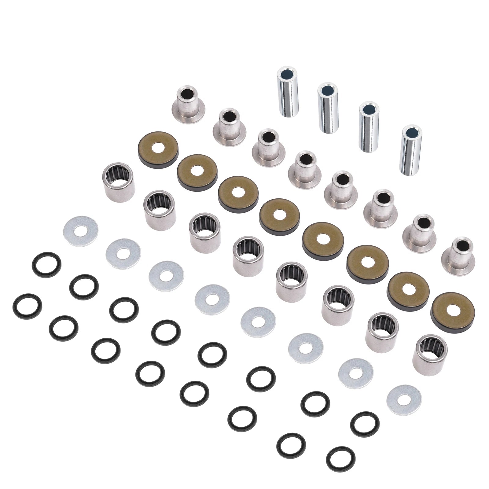 Set of 2 Front Upper Lower A Arm Bushing Seal Kit for Suzuki LTZ400 (2003–2014)