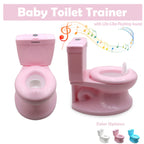 2X Training Toilet Seat Chair for Toddler Boys & Girls with Flushing Sounds