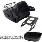 Trunk Mount Rack Pad for Harley Touring Street Road Glide (2014–2025) Black