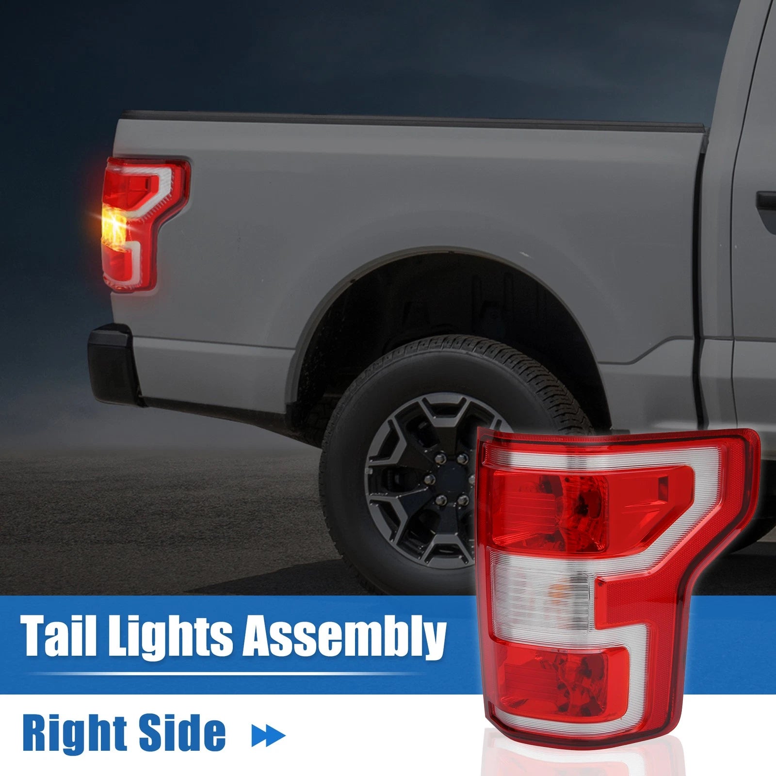 Right Tail Light Assembly for Ford F150 (2018–2020)