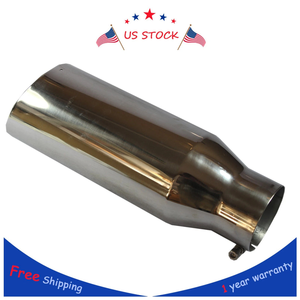 4" Stainless Steel Exhaust Tip for Diesel Trucks (Fits Various Models)