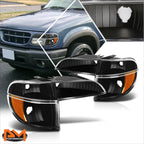 Set of 2 Side Step Bars for Silverado Sierra 1500-3500 Crew Cab (2014–2019)