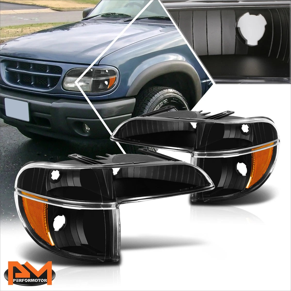 Set of 2 Side Step Bars for Silverado Sierra 1500-3500 Crew Cab (2014–2019)