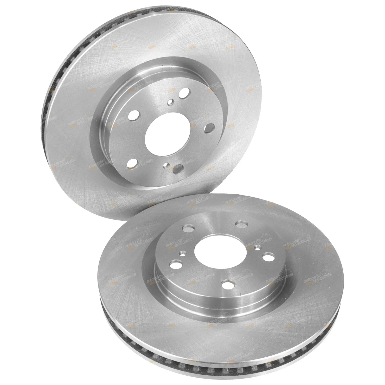 2 x Front Disc Brake Rotors & GCT Pads for Toyota Camry (2006–2017)