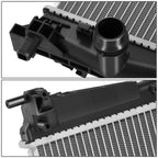Aluminum Radiator for Fiat 500X Jeep Renegade 1.3L Turbo (2019–2023) DPI13904