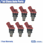 Set of 6 Fuel Injectors for Nissan 300ZX (1984–1996)
