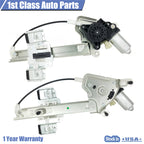 2X Rear Window Regulator with Motor for Oldsmobile Aurora (2001–2003)