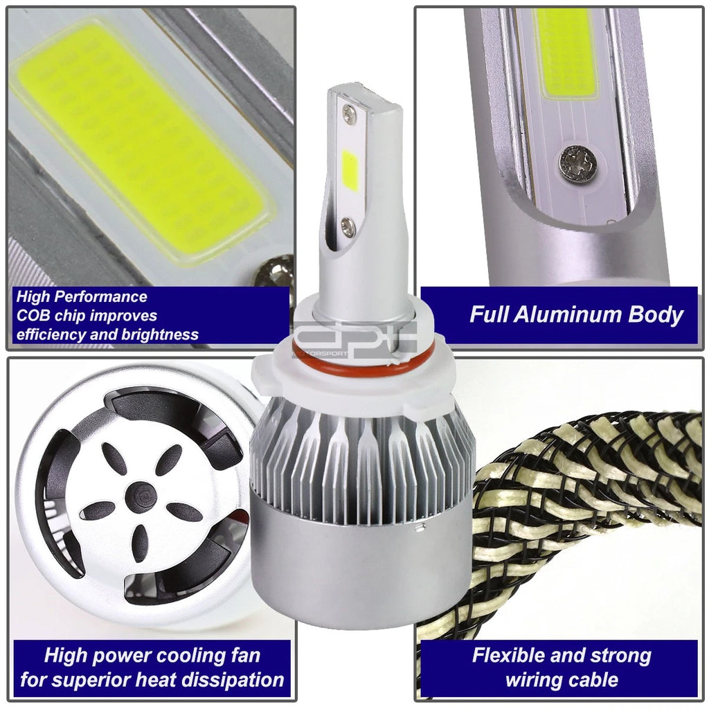9006 LED Headlight Bulbs Kit for (6000K)