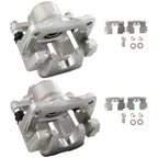 Set of 2 Rear Brake Calipers with Bracket for Toyota RAV4 (2012–2018)