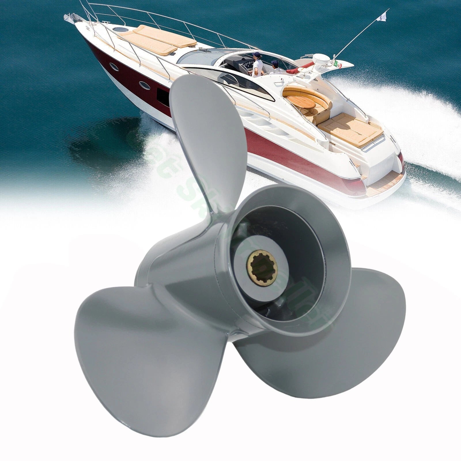 9 7/8 x 12 Pitch Propeller for Honda Outboard BF25/BF30 (10 Spline)