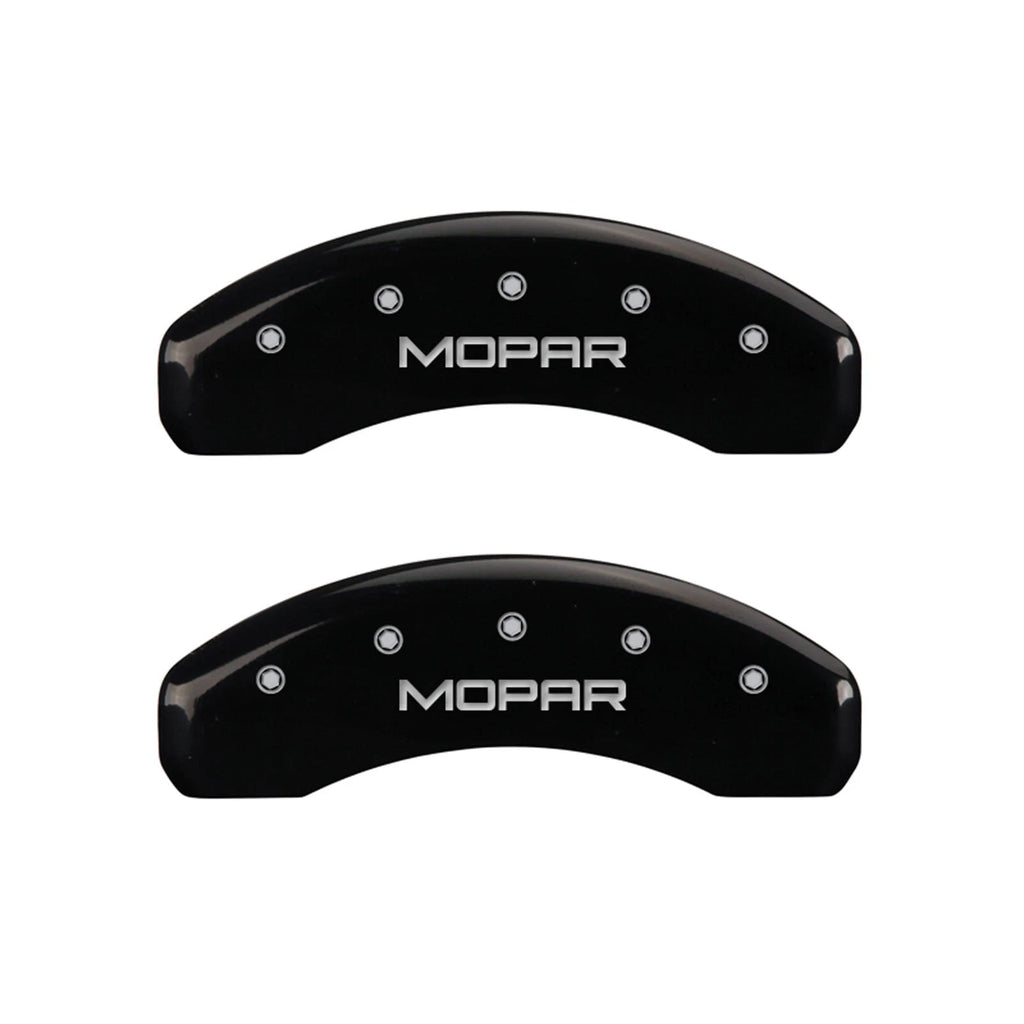 Set of 4 Gloss Black Caliper Covers for 2008-2012 Jeep Liberty by MGP