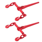 Set of 2 Tie Down Chain Load Binders for Securing 5/16" - 3/8" Chains
