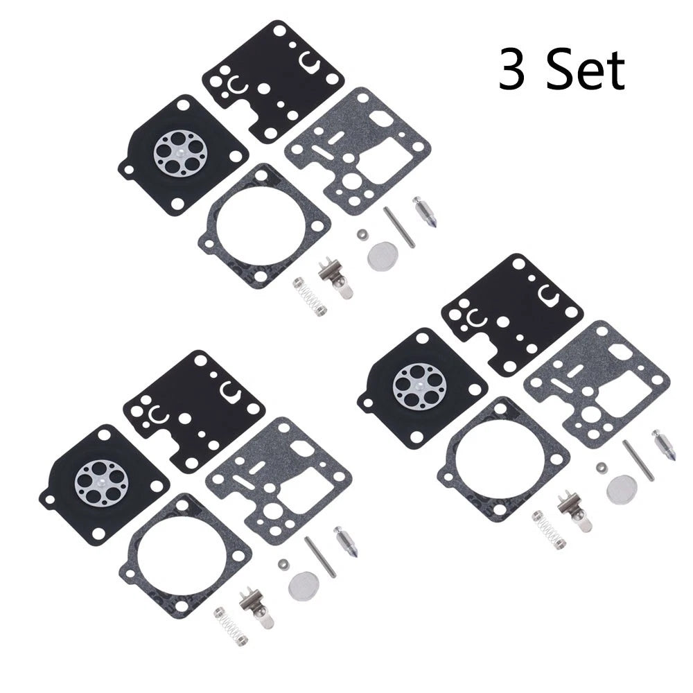 3X Carburetor Gasket Kit for Echo SRM-225 PB-251 (Zama RB-123 RB-188)