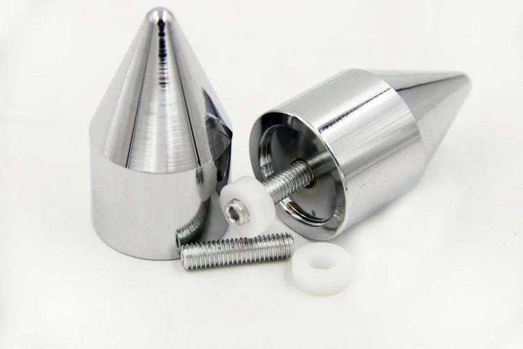 Set of 2 Chrome Bar Ends for Yamaha YZF-R6 (2006–2012) / FJR 1300 (2003–2010)