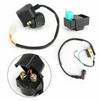 5 Pins CDI Box + Ignition Coil + Relay Solenoid for Go Kart ATV (50cc-125cc)