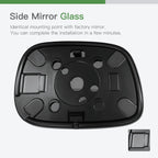 Replacement View Mirror Glass Driver Side for Dodge Ram Pickup (2002–2004)