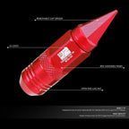 20 Pcs M12 X1.5 Open/Closed End Lug Nuts for J2 Aluminum