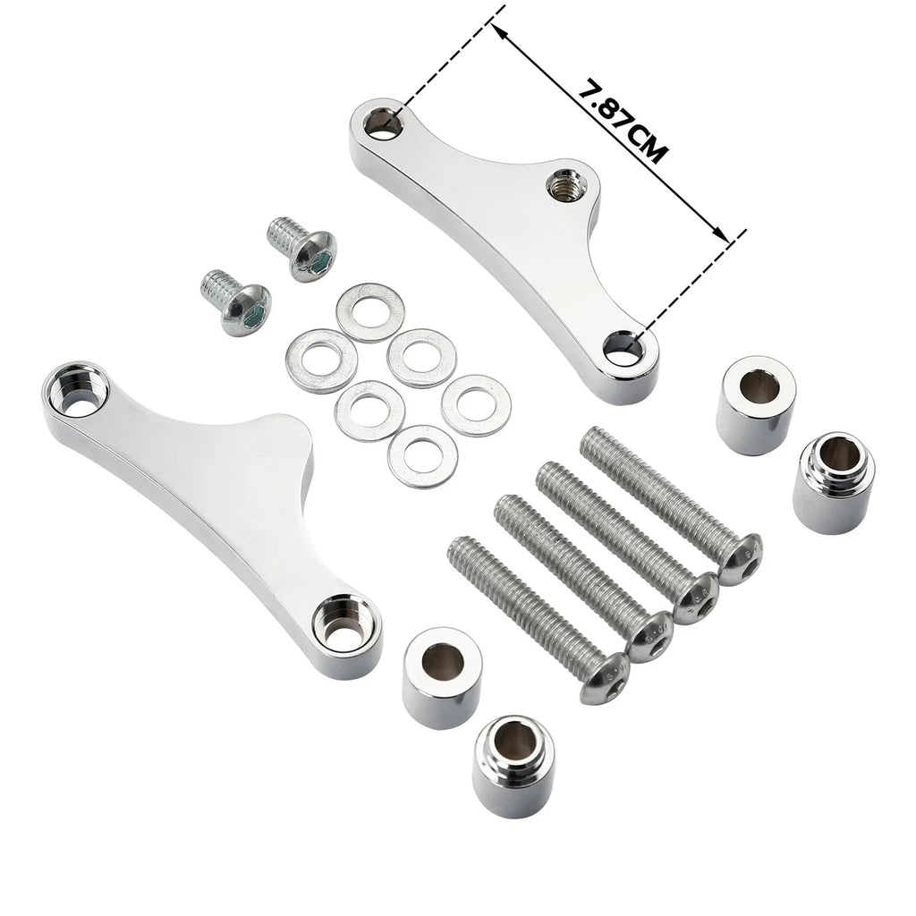Chrome Front Fender Spacer 21" 23" 26" 30" for Harley Road Glide (2000-2013)