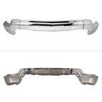 Chrome Front Bumper Face Bar for Silverado 1500 (2022–2024) w/ Sensor & Fog Light Holes